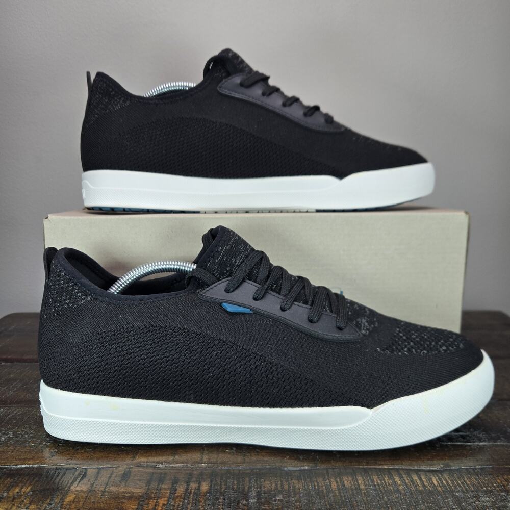 Vessi Weekend Sneaker Mens Size 12 Waterproof Shoes Asphalt Black White